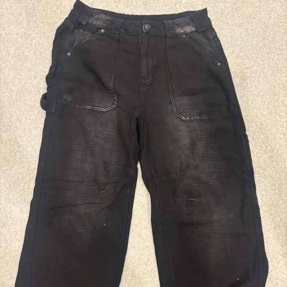 Free People Denim - Free People Women's Black Relaxed Jeans